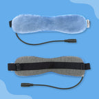 Beheizbare Augenmaske MediMask von vorne und hinten mit verstellbarem Kopfband